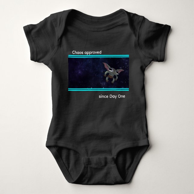 Daryl Chaos Approved Baby T-Shirt   (Framsida)