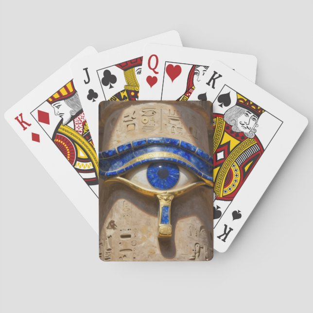 Das Ägyptische Auge´6 Casinokort (Baksidan)