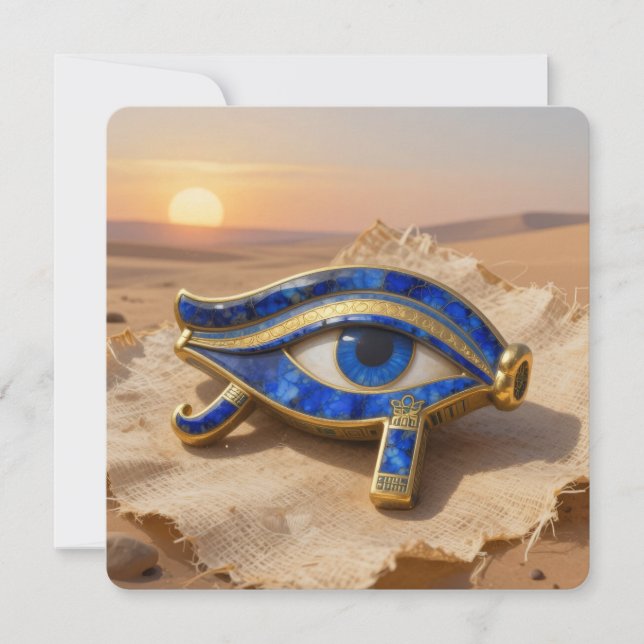 Das Ägyptische Auge´9 Julkort (Framsida)