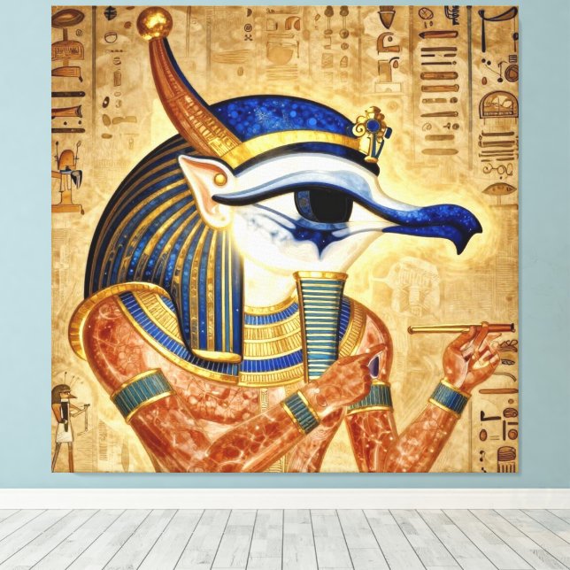 Das Ägyptische Auge  Canvastryck (Insitu (trägolv))