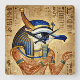 Das Ägyptische Auge  Fyrkantig Klocka