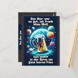 Das Bier im Kopf Vykort