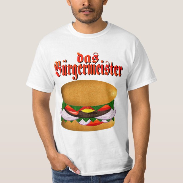 Das Burgermeister T-Shirt (Framsida)