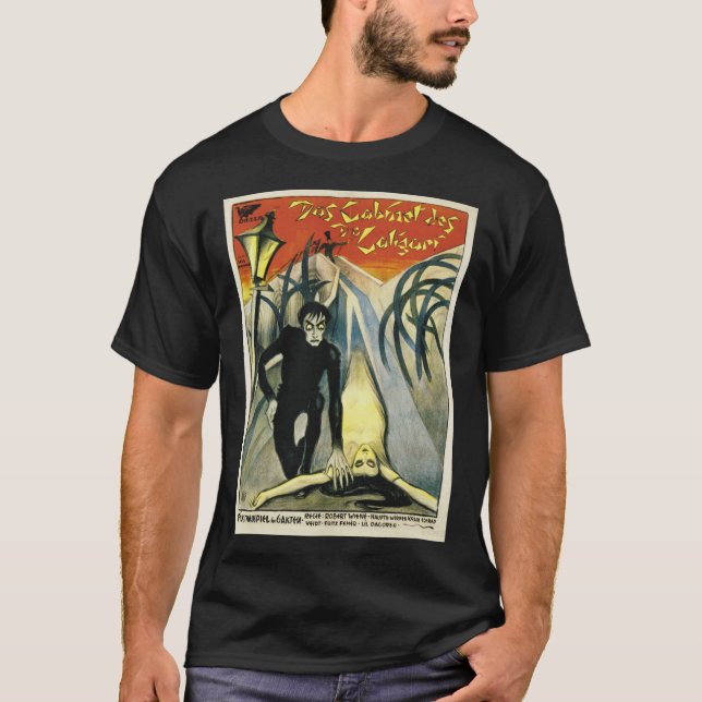 Das Cabinet Des Dr Caligari Tee Shirt (Framsida)
