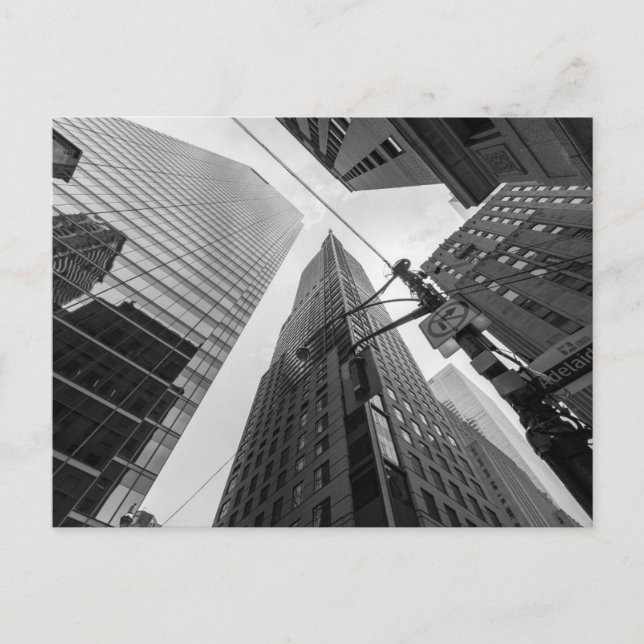 Das Finanzviertel von Toronto Vykort (Framsida)