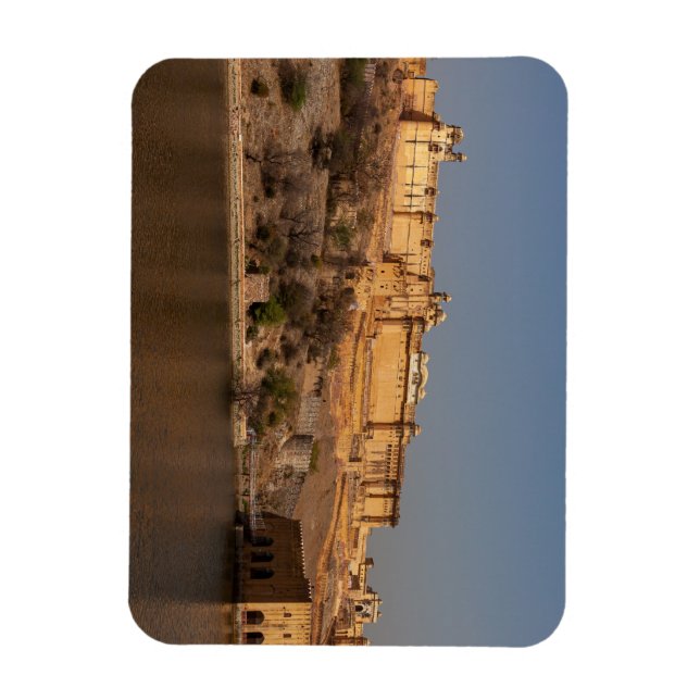 Das Fort Amber bei Jaipur in Indien Magnet (Vertikal)