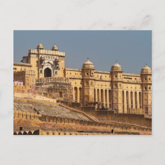 Das Fort Amber bei Jaipur in Indien Vykort