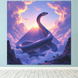 „Das Geheimnis der Schlangengötter“ Canvastryck