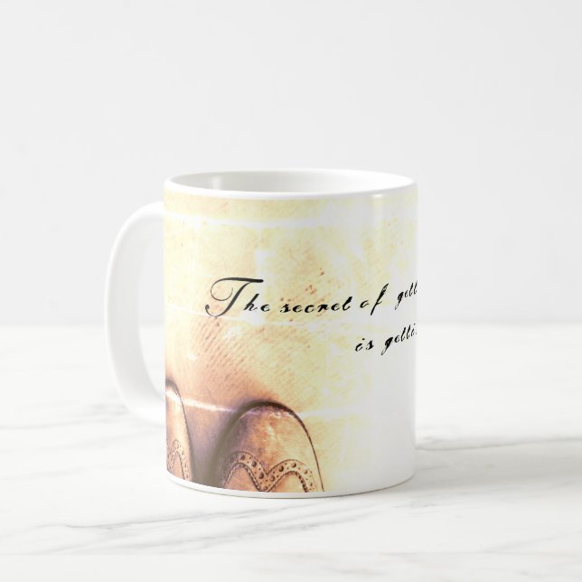 Das Geheimnis vom Vorankommen Kaffemugg (Framsida vänster)
