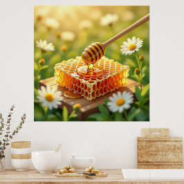 Das Gold der Natur Honig Poster