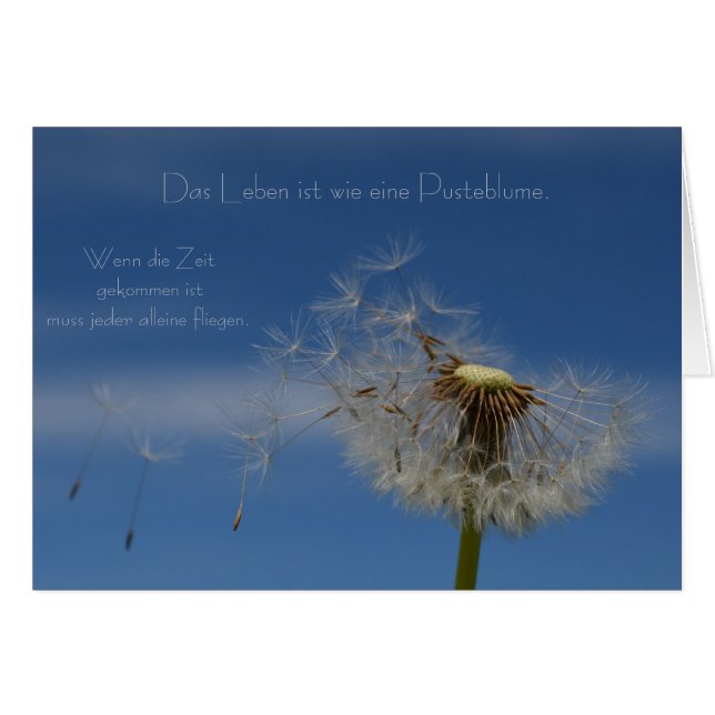 "das Leben" by mysteryella Hälsningskort (Framsidan Horizontal)