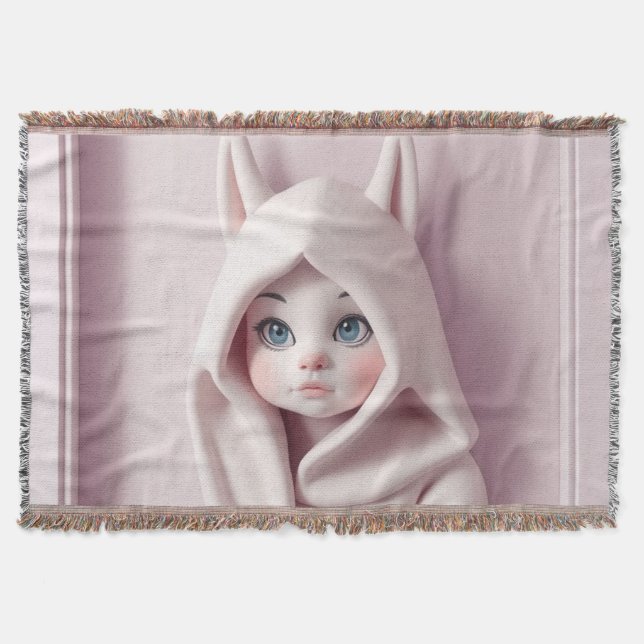 „Das Mädchen im Zaubermantel“ Filt (Framsidan)