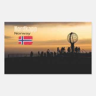 Das magische Nordkapp Rektangulärt Klistermärke