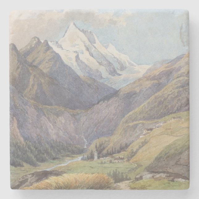Das Mölltal mit dem Großglockner - Carl Lafite Stenunderlägg (Framsidan)