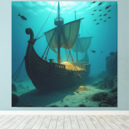   „Das versunkene Gold der Wikinger“   Canvastryck