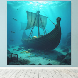   „Das versunkene Gold der Wikinger“   Canvastryck