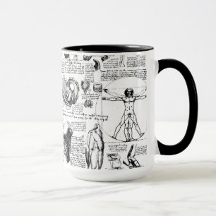 Das Vinci anatomiSketchbook Mugg