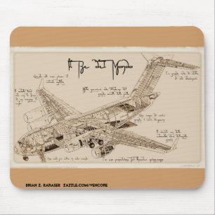 Das Vinci C-17 Globemaster Mousepad Musmatta