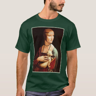 Das Vinci dam med erminen T Shirt