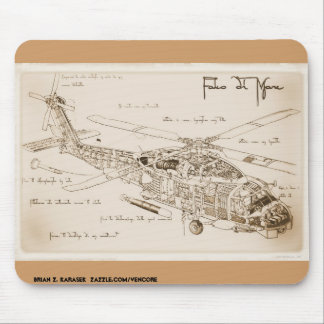 Das Vinci MH-60 Seahawk Mousepad Musmatta