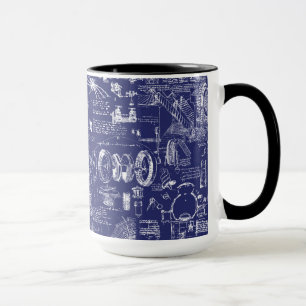 Das Vinci ritningar // Mugg