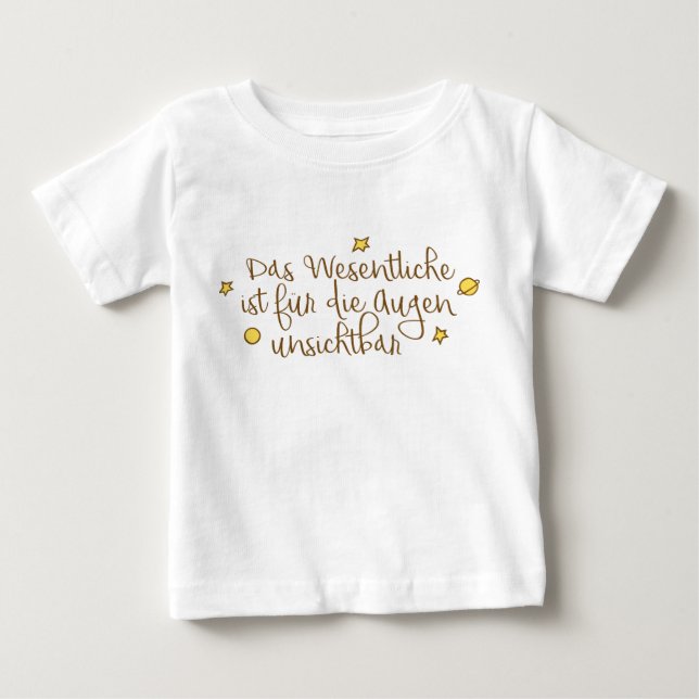 Das Wesentliche ist für die Augen unsichtbar T Shirt (Framsida)
