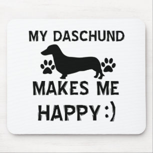 Daschund hund design musmatta
