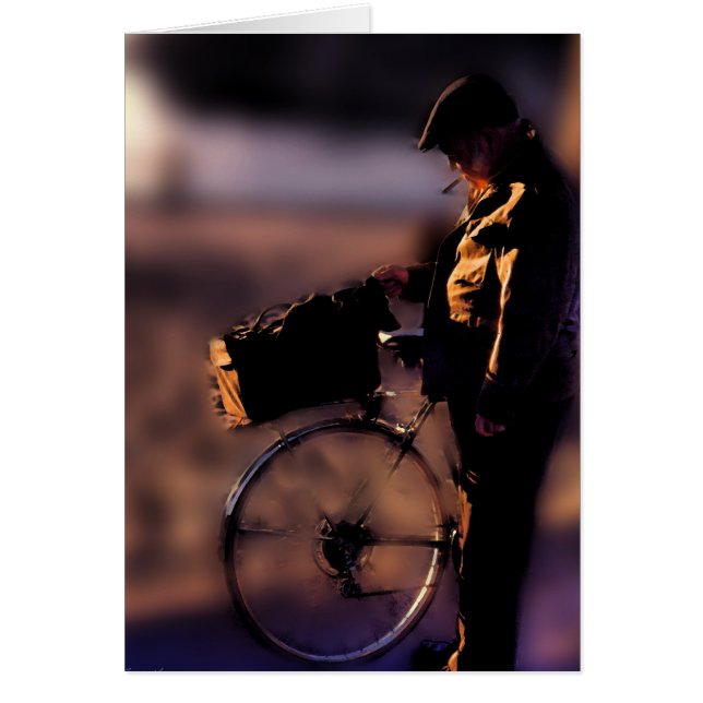 Daschund i Basket Hälsningskort (Framsidan)