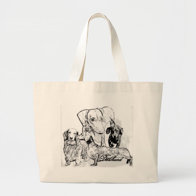 Daschund Jumbo Tygkasse (Framsidan)
