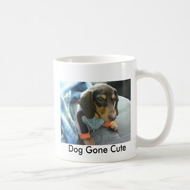 Daschund kaffemugg (Höger)