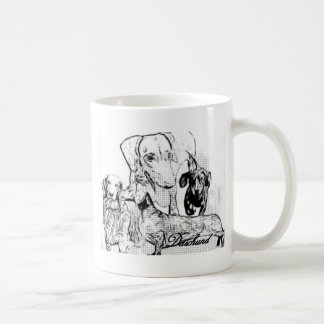 Daschund Kaffemugg