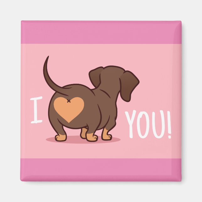 Daschund Magnet (Framsidan)