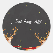 Dash Away, allihop! Jul Rener Sticker