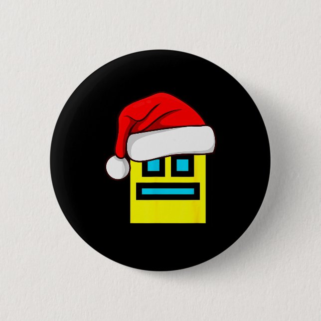 Dash Geometry Repeat Christmas Santa Hat Game Vide Knapp (Framsida)