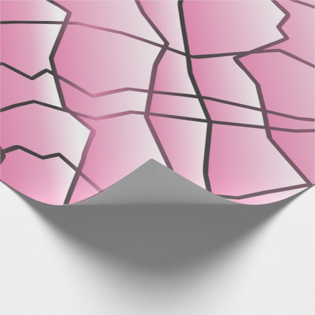 Dash Monochrome Geometric Mesh Effect Presentpapper (Hörn)