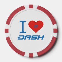 Dash Poker Chip Red