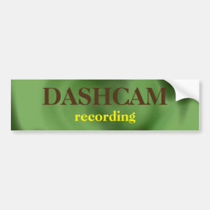 Dashcam Bumper Sticker Bildekal