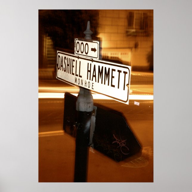 Dashell Hammett Poster (Framsidan)