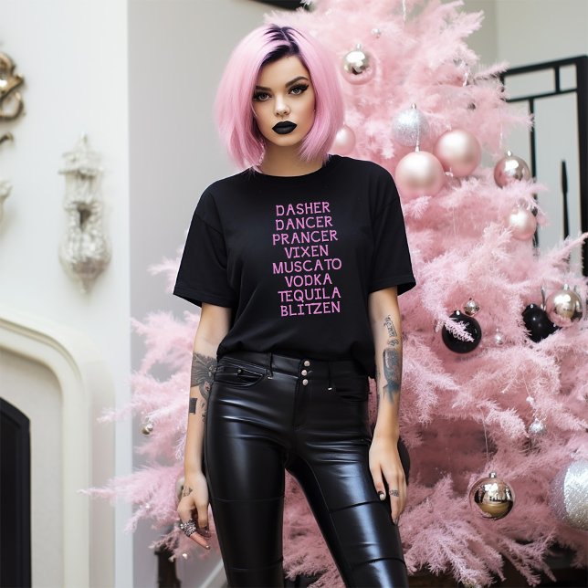 Dasher Dancer Prancer jul T-Shirt (Skapare uppladdad)