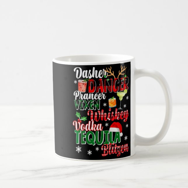 Dasher Dancer Prancer Vixen Moscato Vodka Tequila  Kaffemugg (Höger)