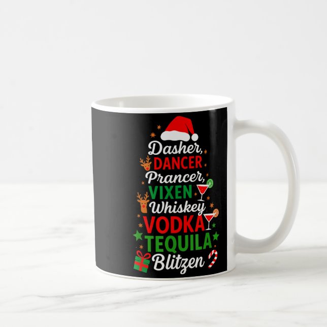 Dasher Dancer Prancer Vixen Moscato Vodka Tequila  Kaffemugg (Höger)