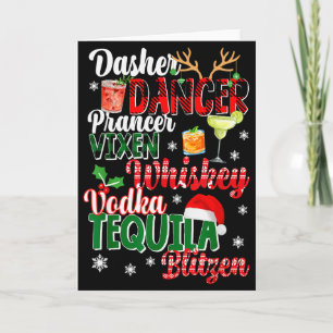 Dasher Dancer Prancer Vixen Moscato Vodka Tequila Kort