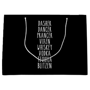 Dasher Dancer Prancer Vixen Whiskey Vodka Tequila