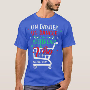 Dasher på Dance Kredit Cards Black Fredag Shopping T Shirt