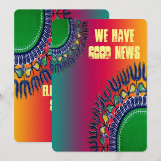 Dashiki-inbjudningskort Inbjudningar