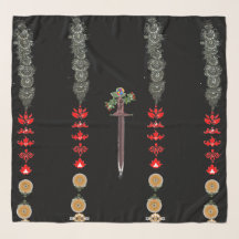 Dasi desinge Autumn expanderar Halal Scarf