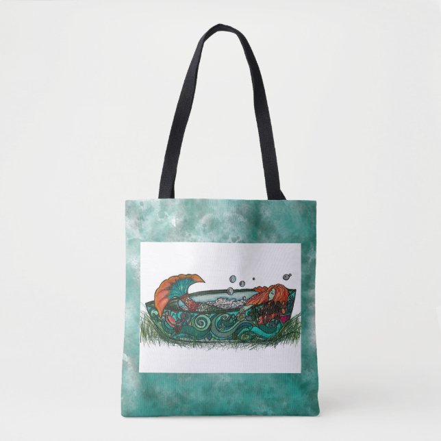 dåsig flicka tygkasse (Framsida)