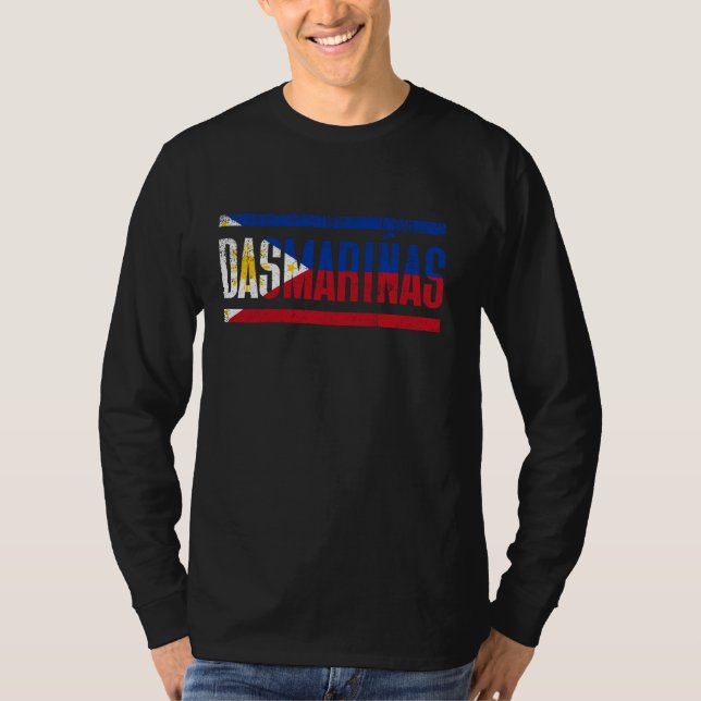 DASMARIÑAS PHILIPPINES MED DESS PROUD FILIPINO FLA T SHIRT (Framsida)