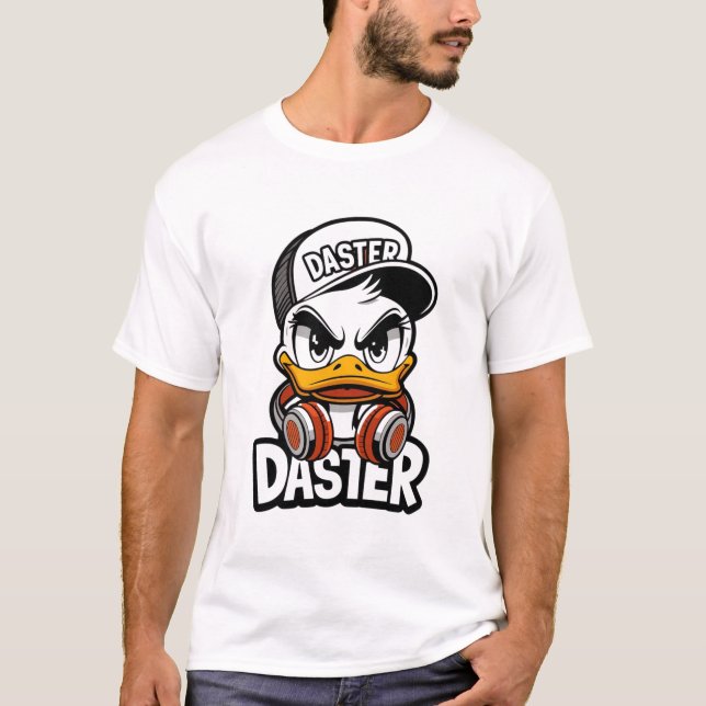 Daster Duck Grafisk T-shirt (Framsida)