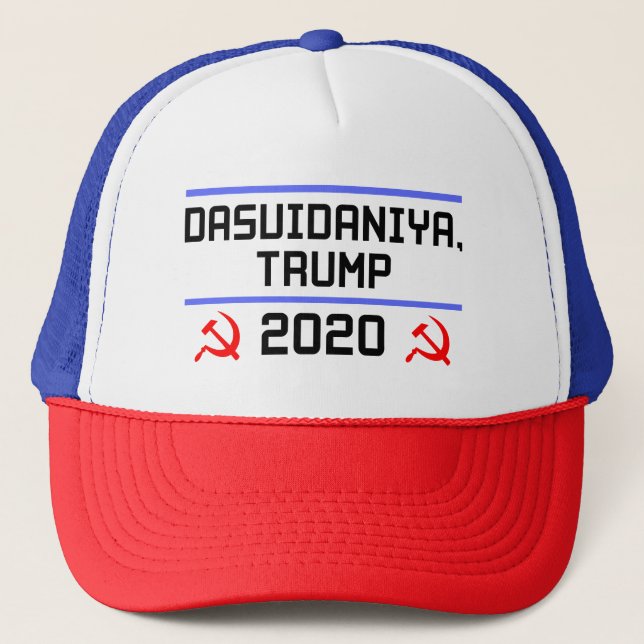 Dasvidaniya Trump 2020 Ryssland Anti-Trump Keps (Framsida)